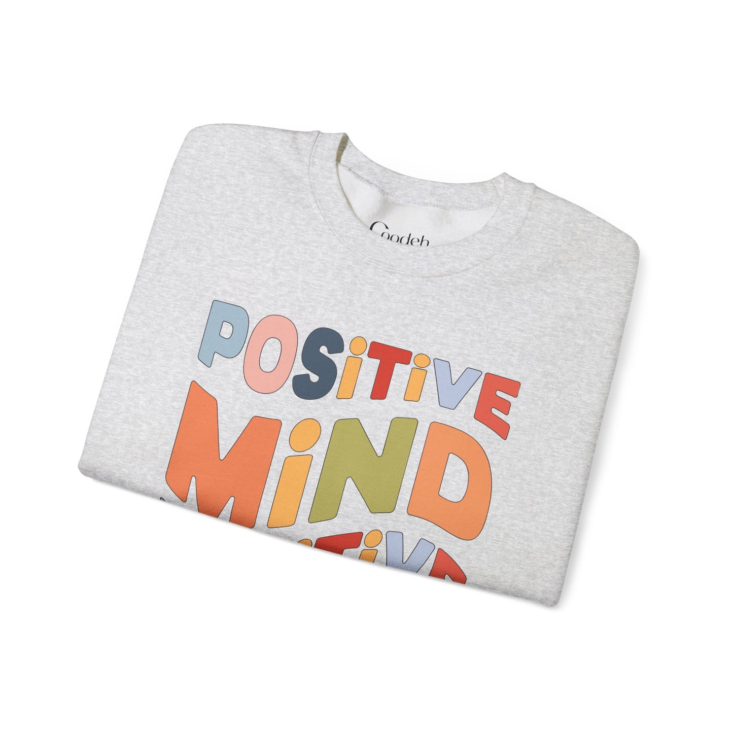 Positive Mind Positive Vibes Crewneck Sweatshirt oversized look
