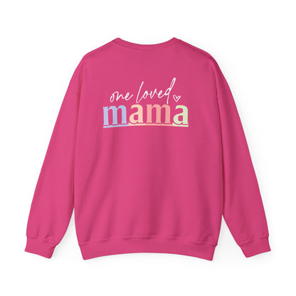 One Loved Mama Crewneck Sweatshirt product photo