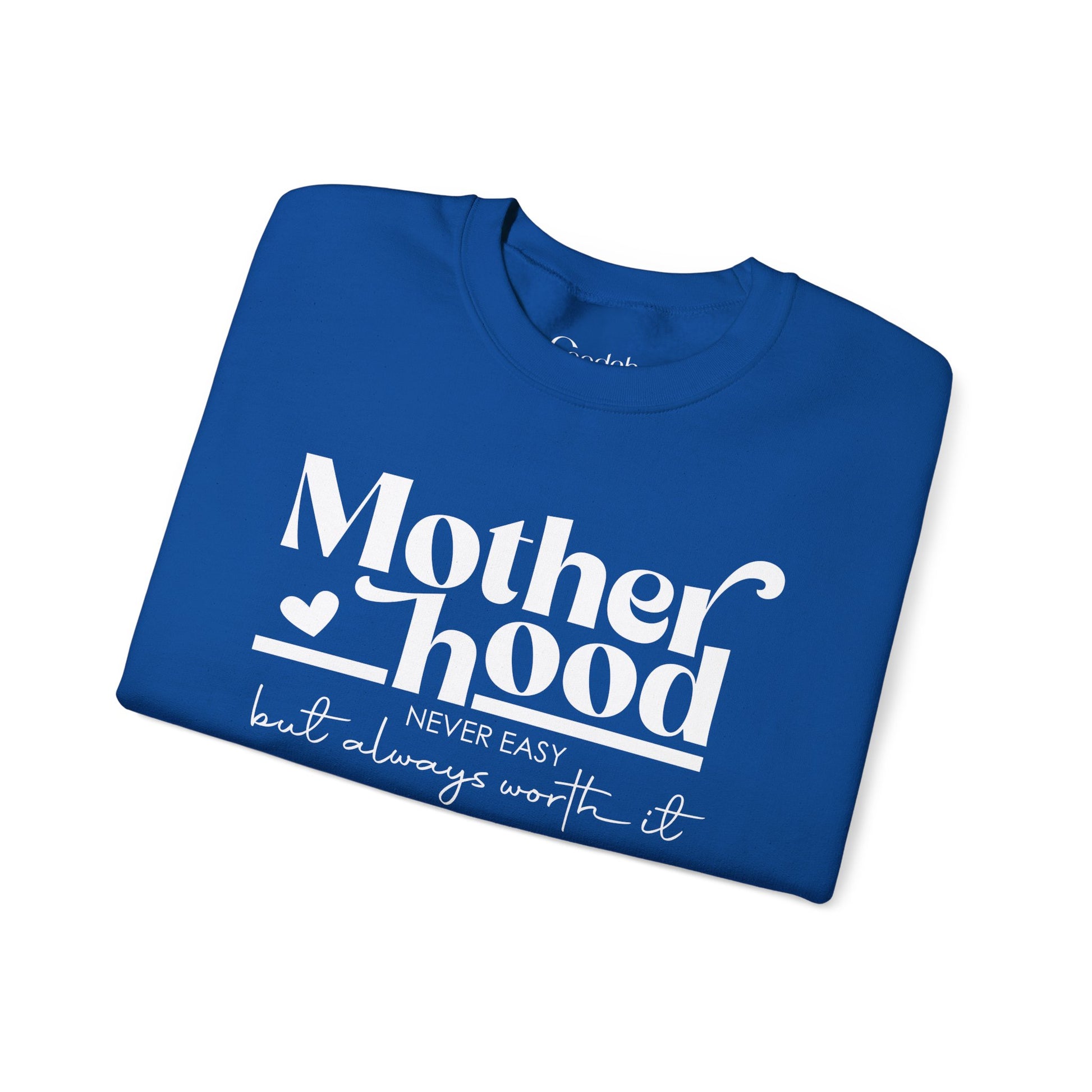Motherhood Graphic Crewneck Sweatshirt white color option