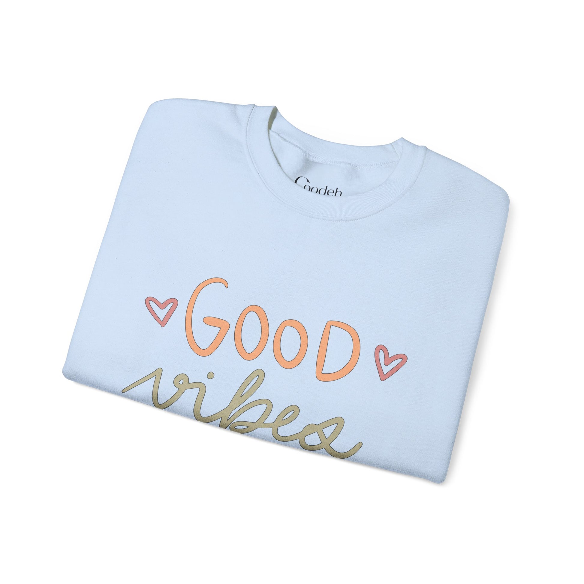 Good Vibes Crewneck Sweatshirt cotton blend fabric