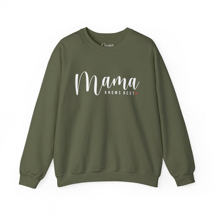 Mama Knows Best Crewneck Sweatshirt family outfit