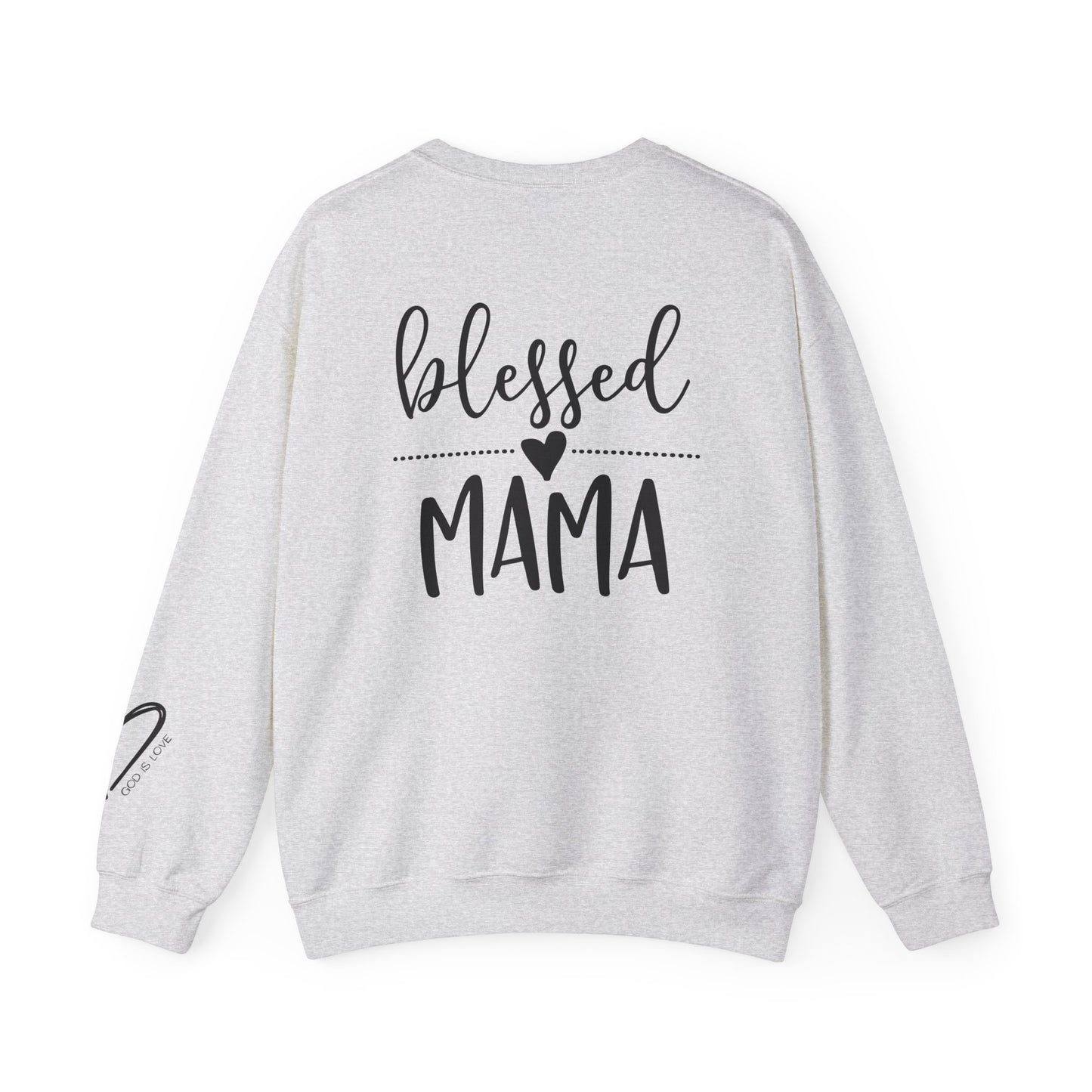 Blessed Mama Crewneck Sweatshirt cozy lifestyle wear