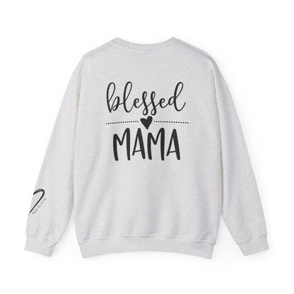 Blessed Mama Crewneck Sweatshirt cozy lifestyle wear