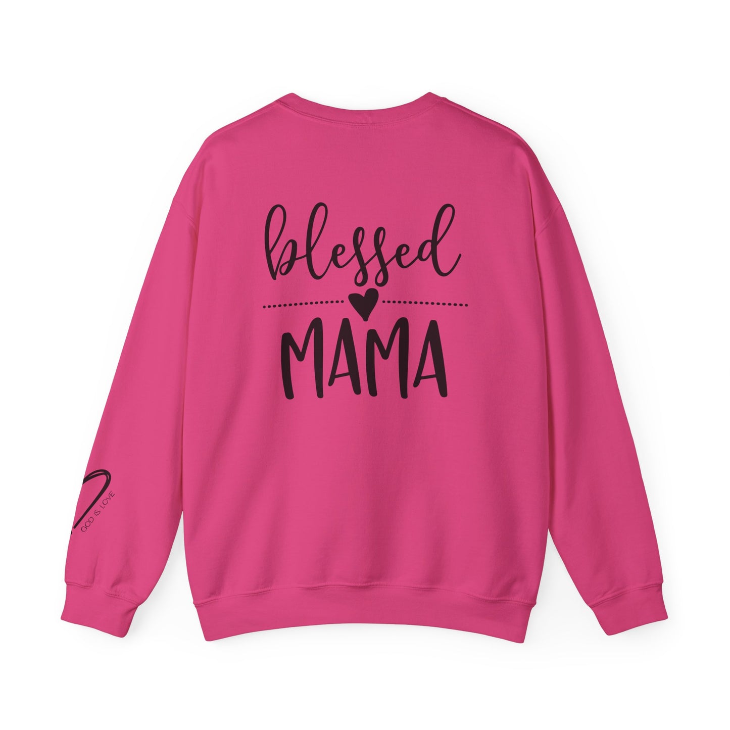 Blessed Mama Crewneck Sweatshirt sleeve detail