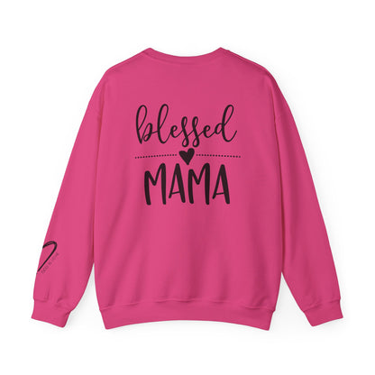 Blessed Mama Crewneck Sweatshirt sleeve detail