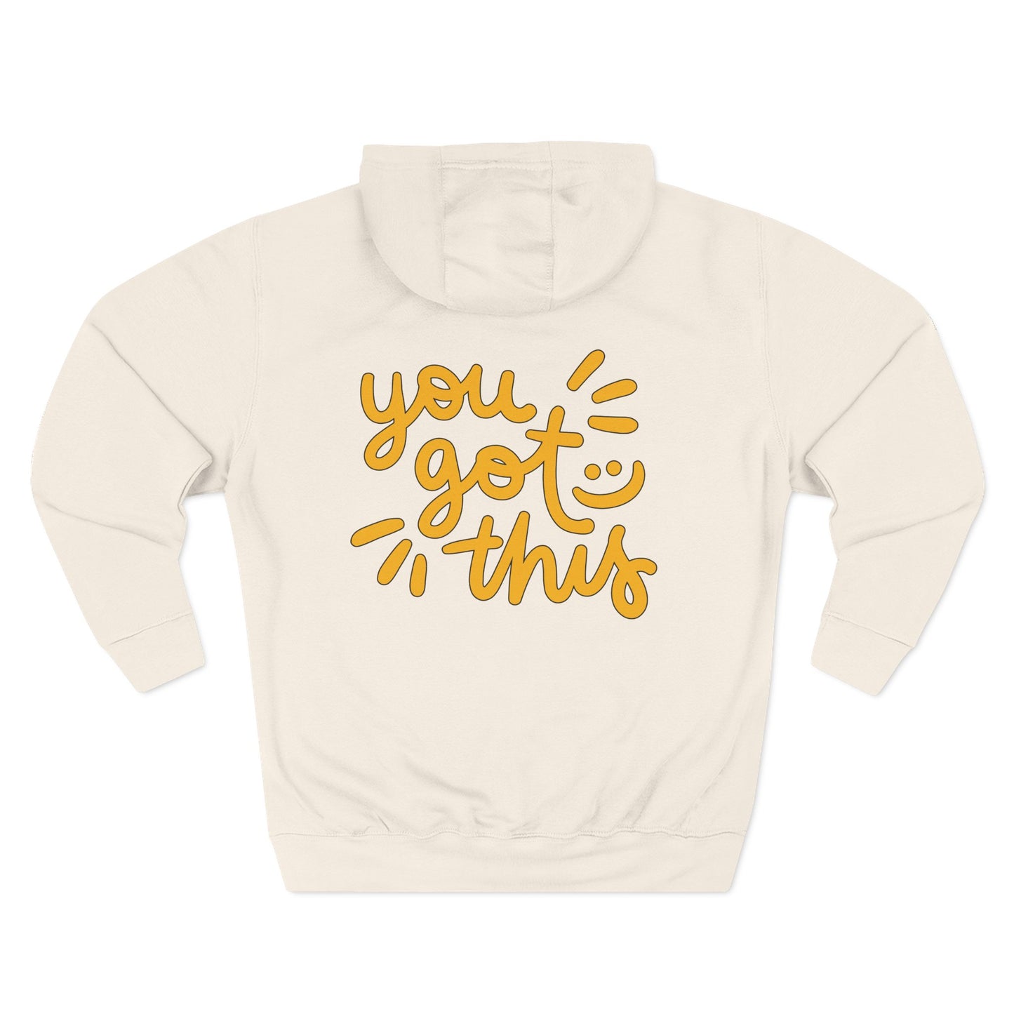 You Got This Inspirational Fleece Hoodie oversized casual look