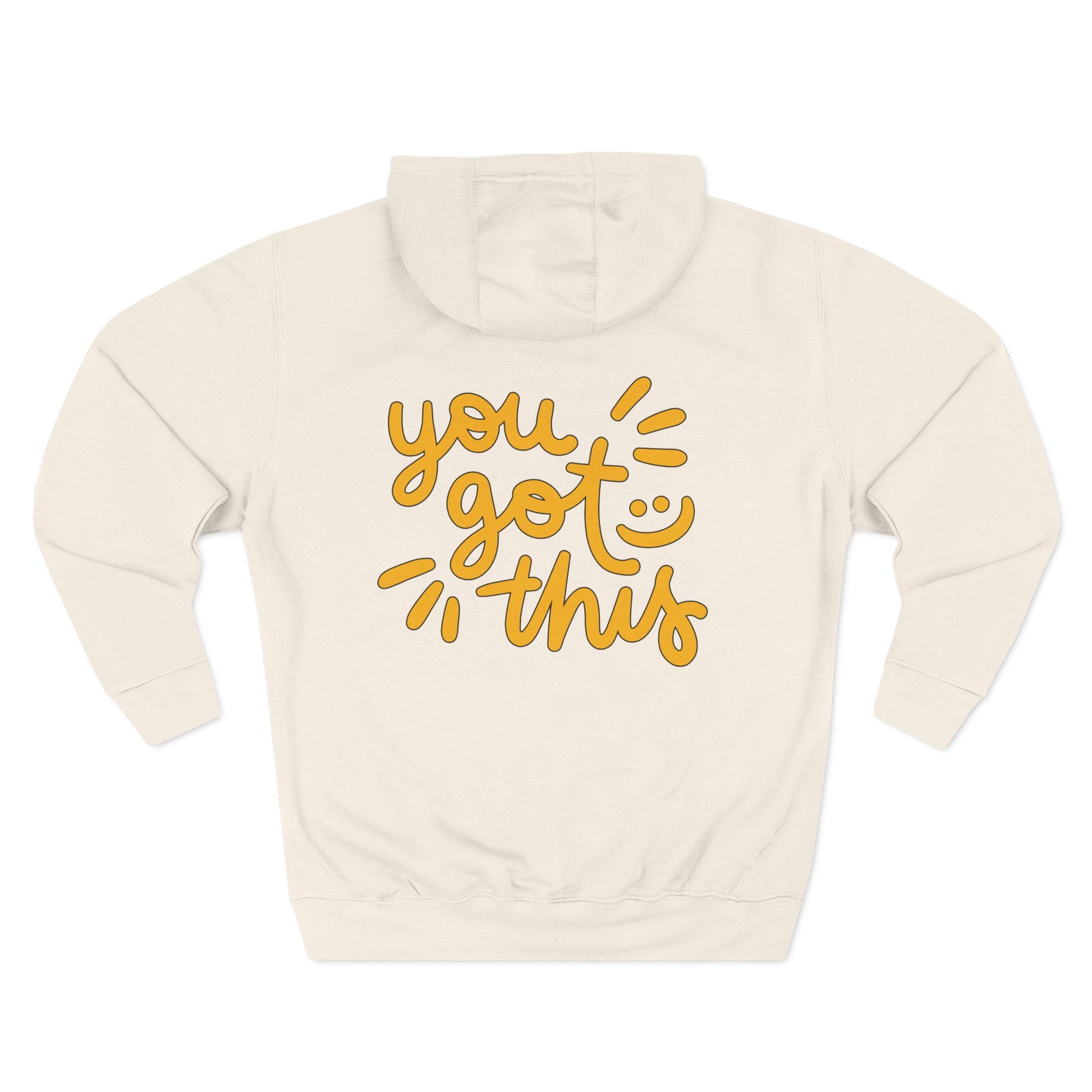 You Got This Inspirational Fleece Hoodie oversized casual look