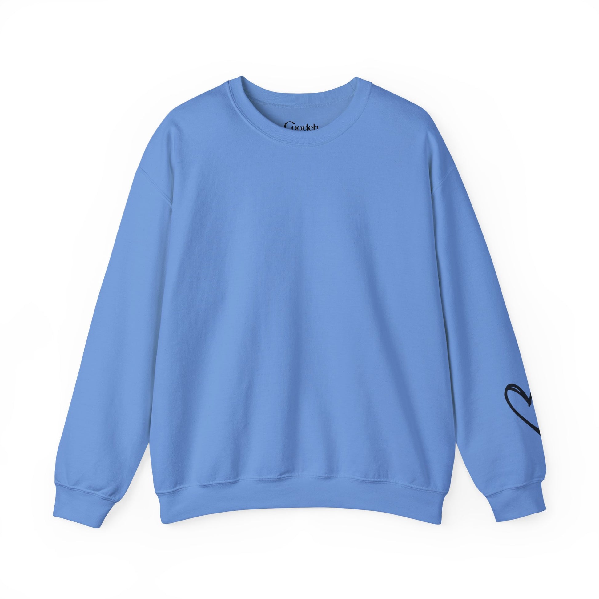 I Am Worthy Crewneck Sweatshirt embroidery detail