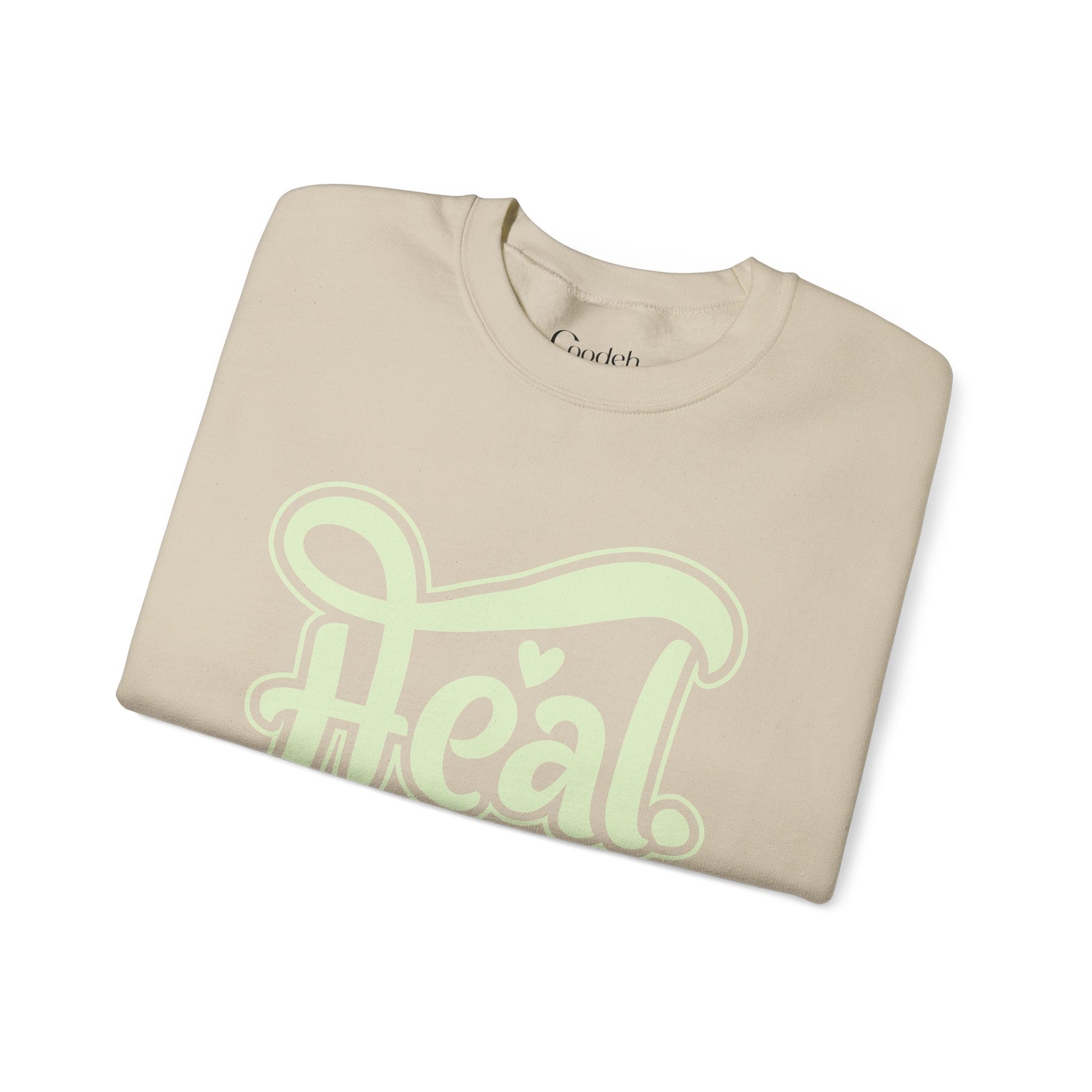 Heal Inspirational Crewneck Sweatshirt modern streetwear style