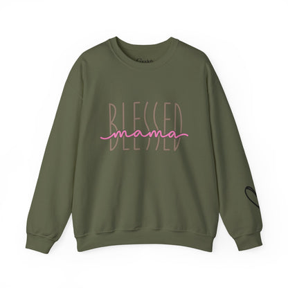 Blessed Mama Crewneck Sweatshirt relaxed fit