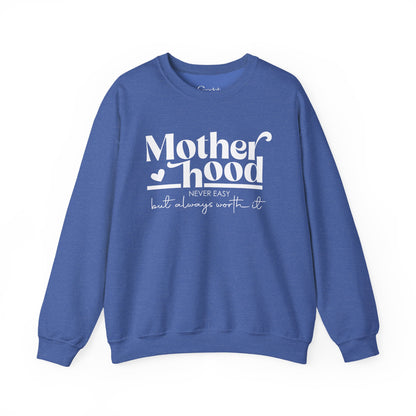 Motherhood Graphic Crewneck Sweatshirt durable stitching
