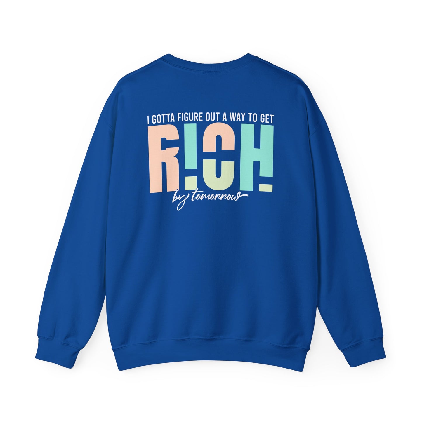 Rich by Tomorrow Crewneck Sweatshirt worn by model
