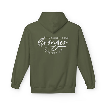 Soar Today Stronger Tomorrow Hoodie inspirational quote