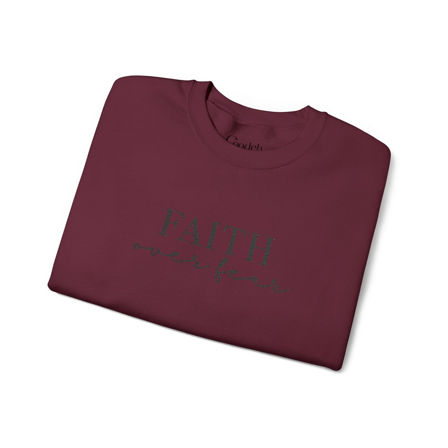 Faith Over Fear Crewneck Sweatshirt premium quality