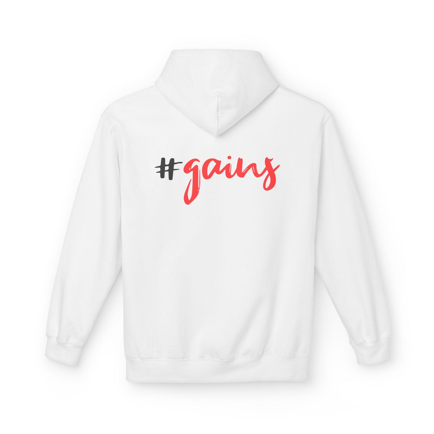 Gains Workout Hoodie for Fitness Lovers studio product image