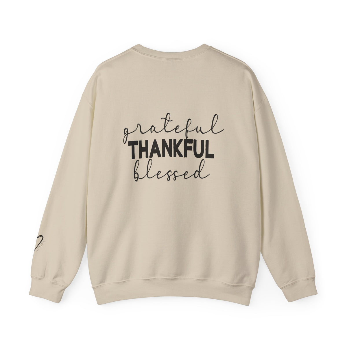 Grateful Thankful Blessed Crewneck Sweatshirt