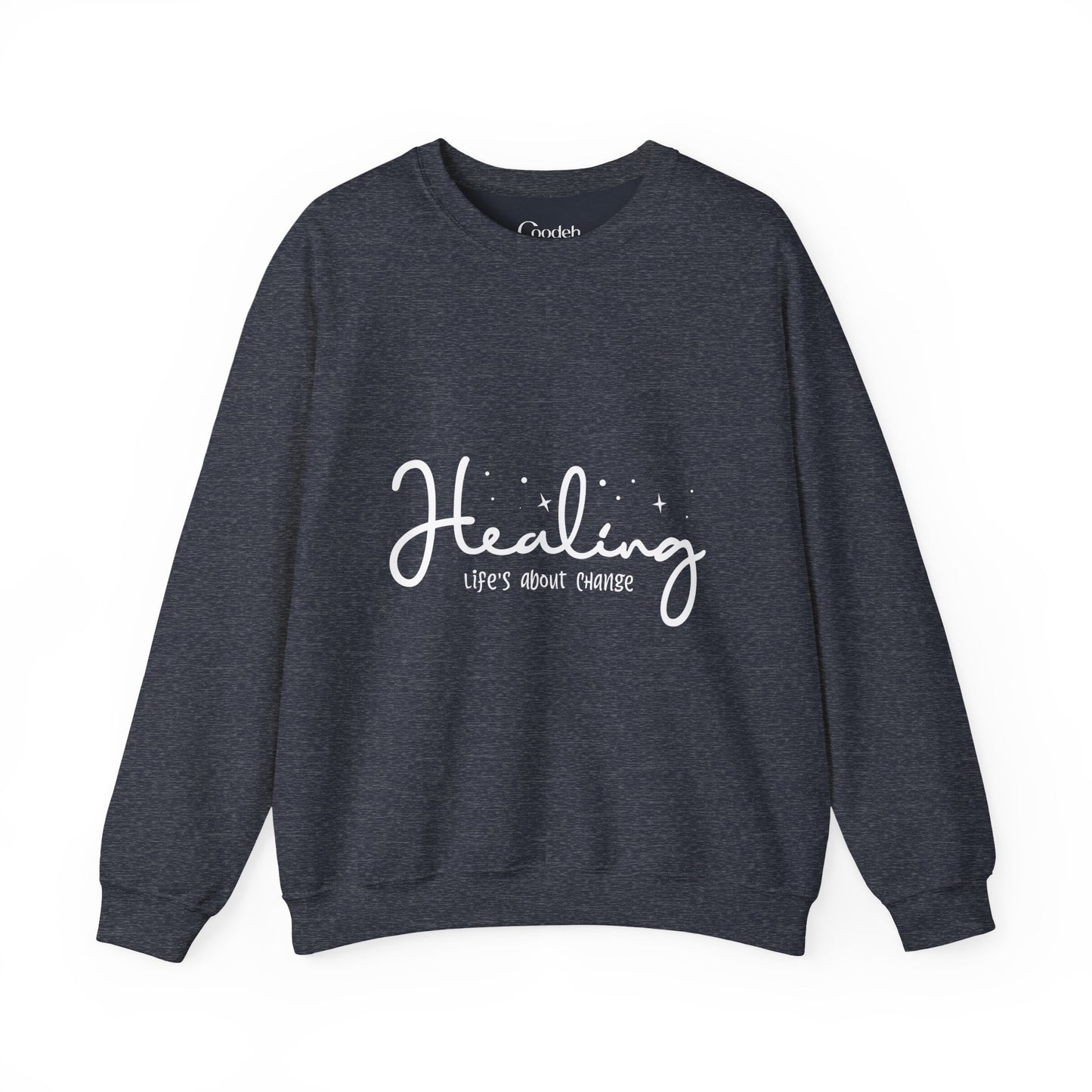 Healing Life's About Change Crewneck Sweatshirt cozy lifestyle outfit
