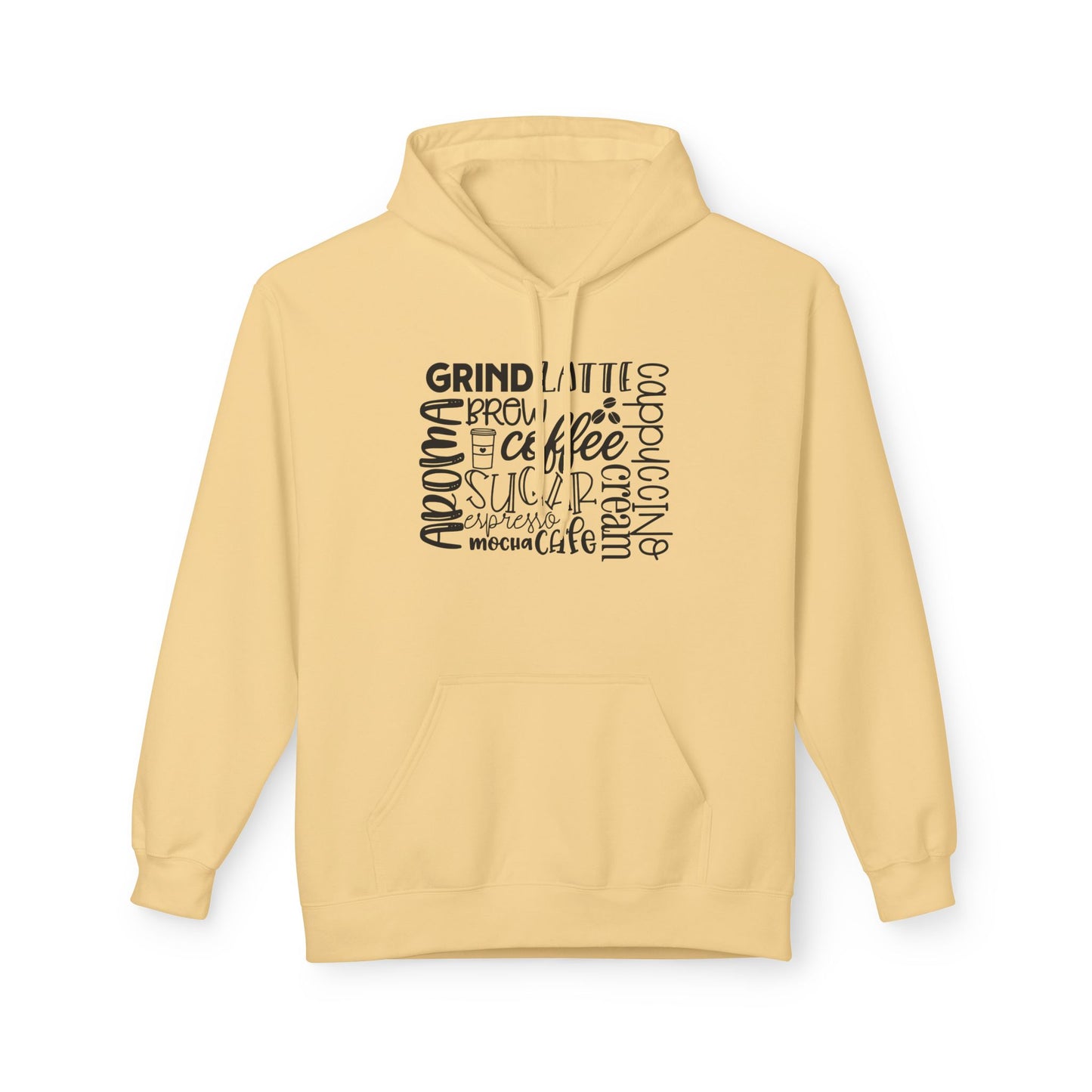 Coffee Lover Graphic Hoodie for Everyday Wear front graphic design