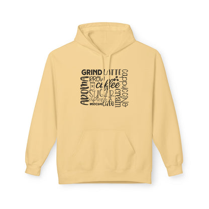 Coffee Lover Graphic Hoodie for Everyday Wear front graphic design