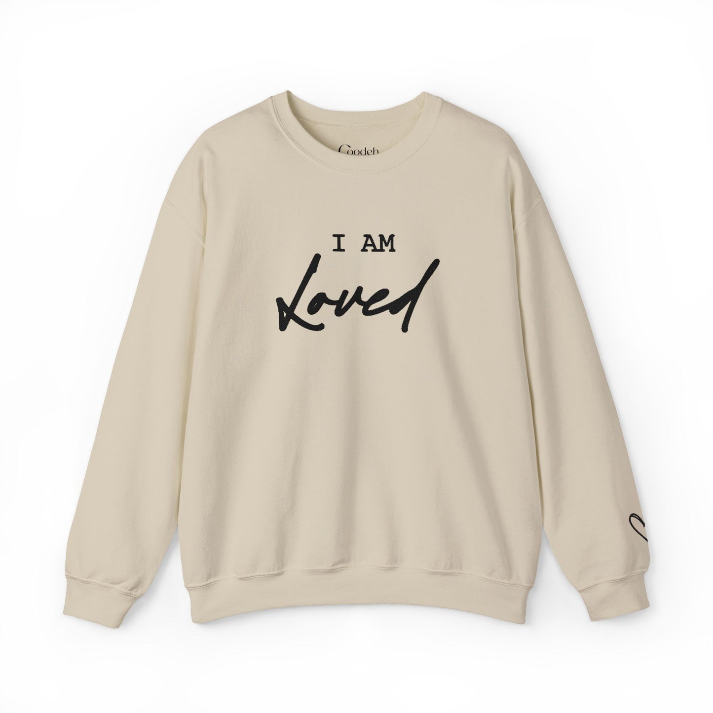 I Am Loved Crewneck Sweatshirt durable stitching