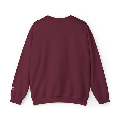 Minimal White Christmas Tree Crewneck Sweatshirt
