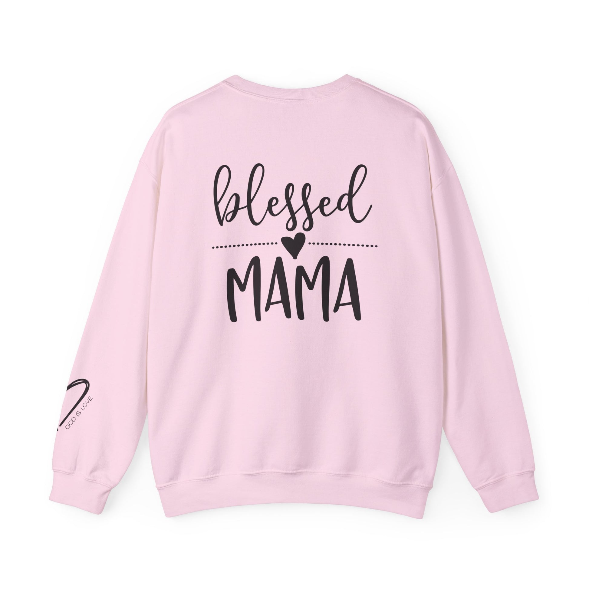 Blessed Mama Crewneck Sweatshirt front design