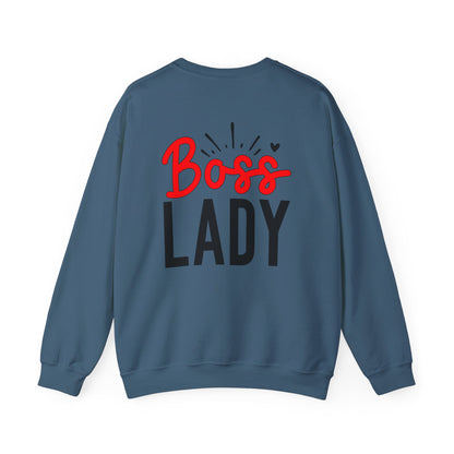 Boss Lady Graphic Crewneck Sweatshirt empowerment design