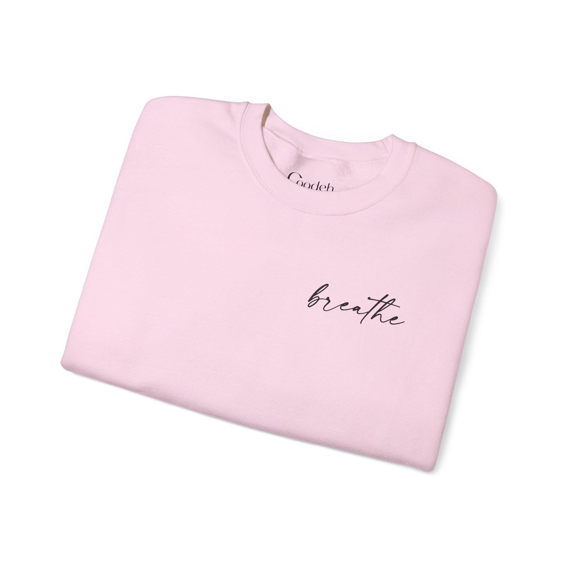 Be Kind Be Brave Be You Crewneck Sweatshirt neckline detail