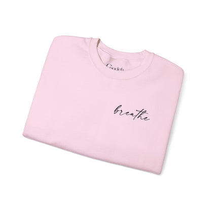 Be Kind Be Brave Be You Crewneck Sweatshirt neckline detail