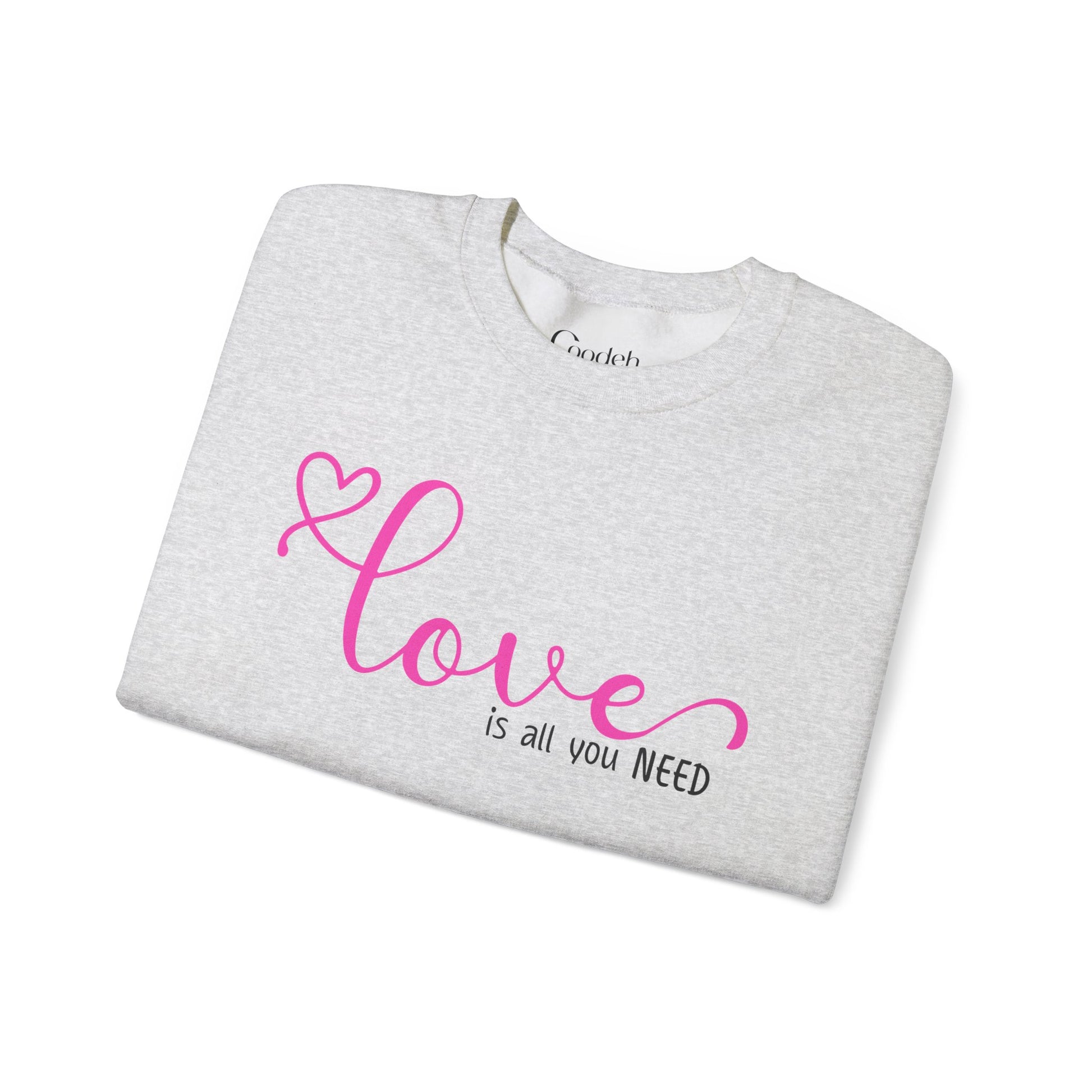 Love Is All You Need Crewneck Sweatshirt product photo