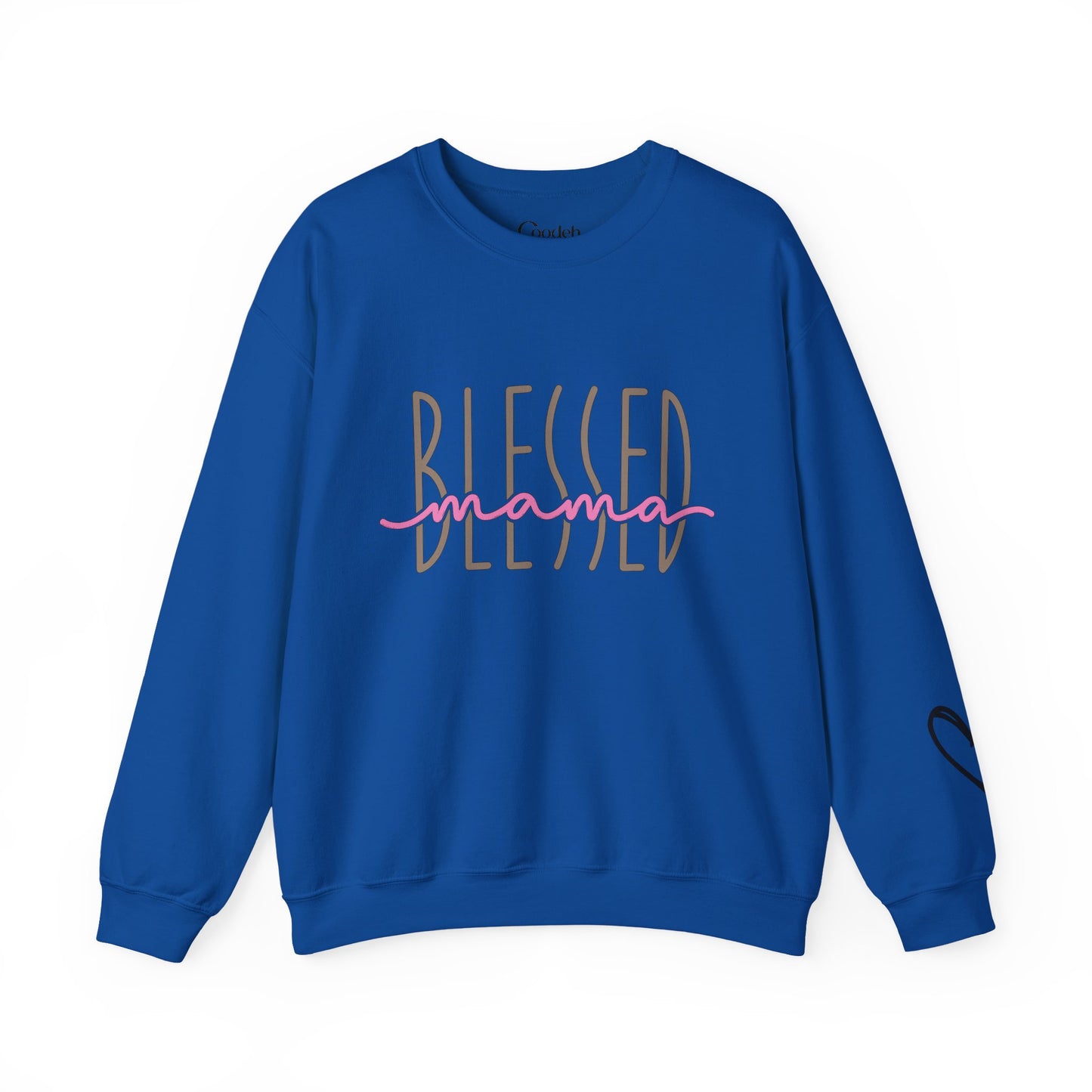 Blessed Mama Crewneck Sweatshirt durable stitching