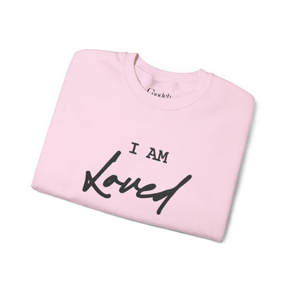 I Am Loved Crewneck Sweatshirt front design