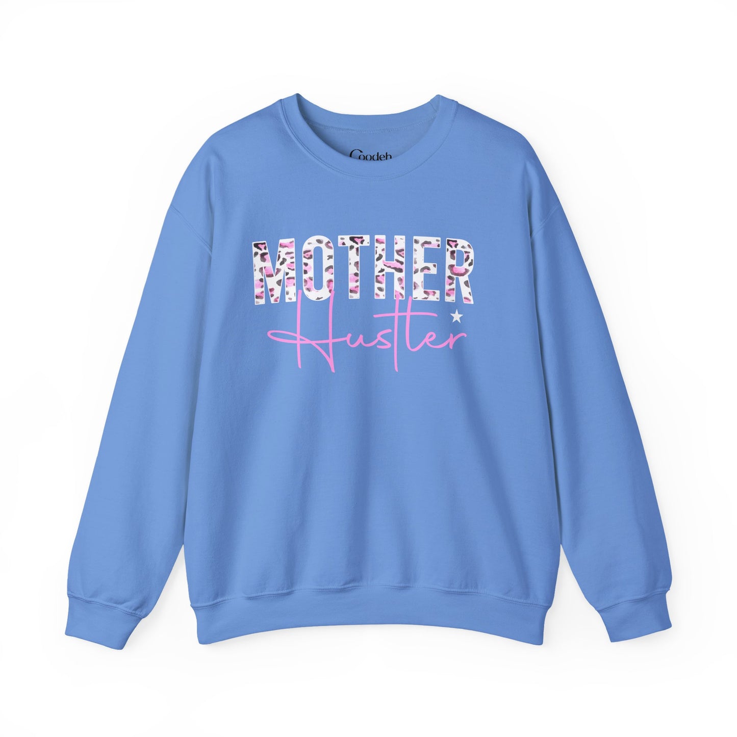 Mother Hustler Leopard Crewneck Sweatshirt product photo