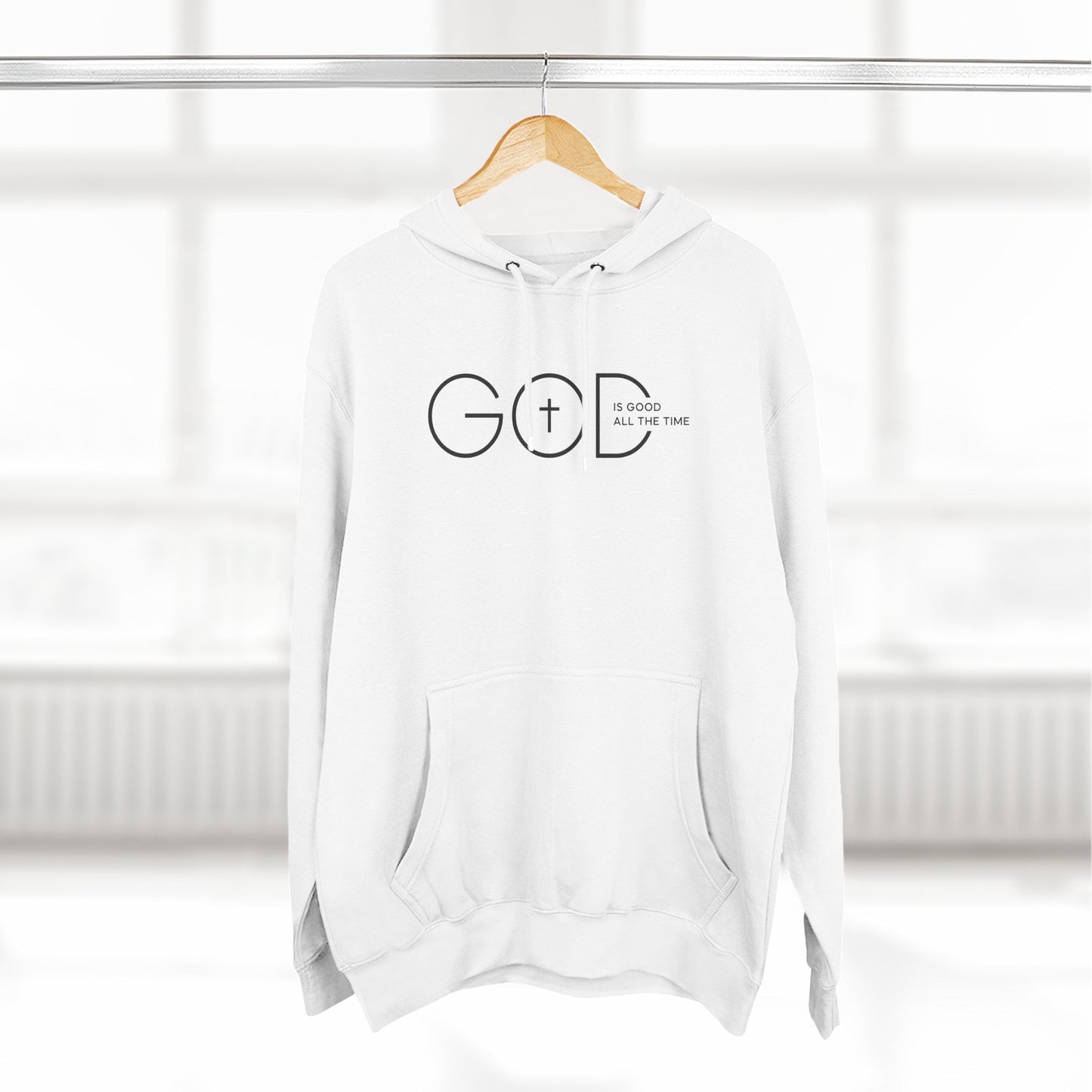 God is Good All The Time Fleece Hoodie