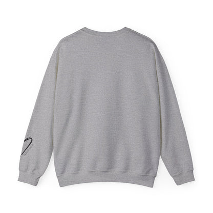 Positive Mind Positive Vibes Crewneck Sweatshirt sleeve detail