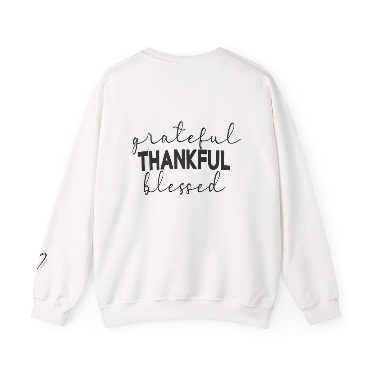 Grateful Thankful Blessed Crewneck Sweatshirt