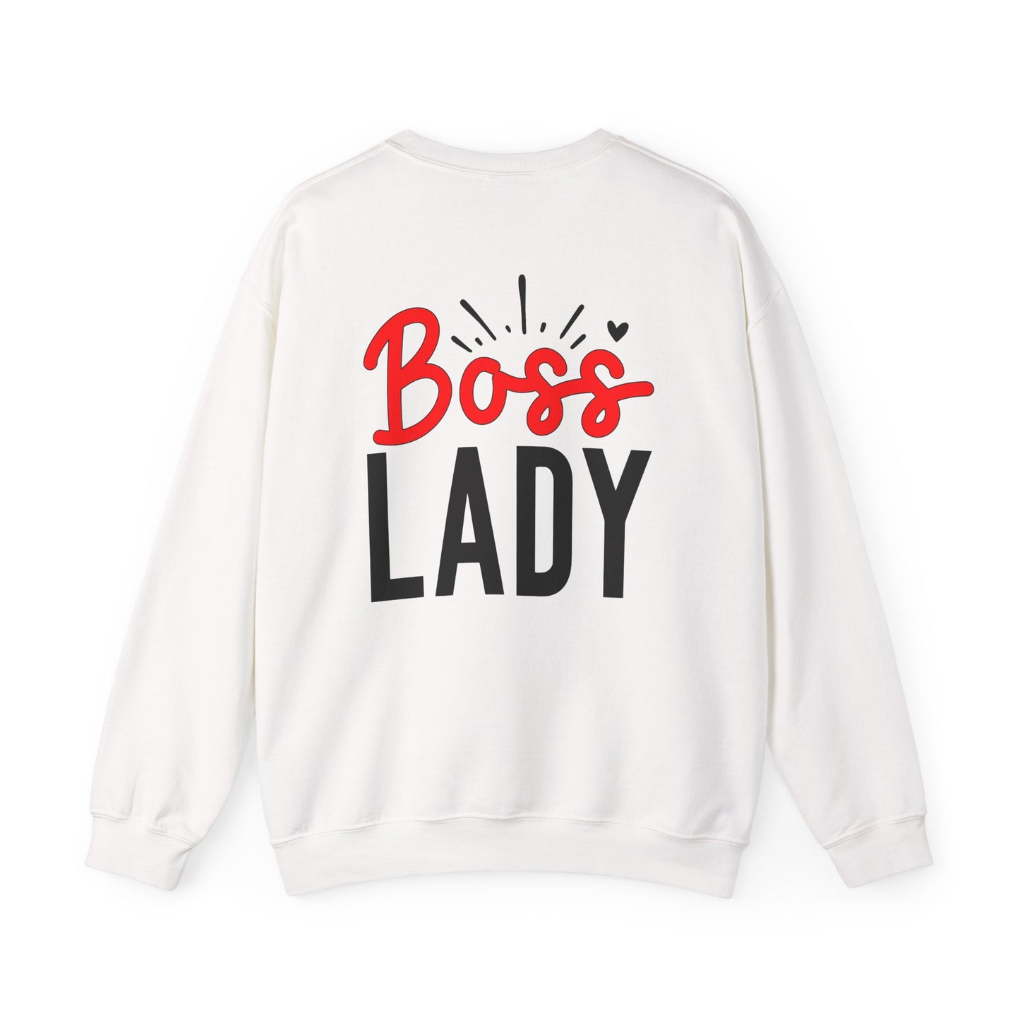 Boss Lady Graphic Crewneck Sweatshirt front design