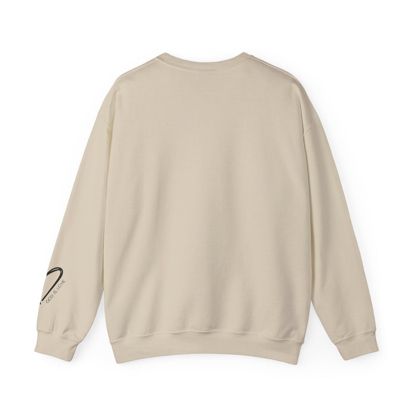 Positive Mind Positive Vibes Crewneck Sweatshirt front design detail