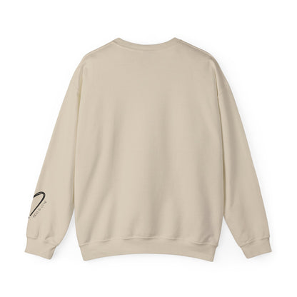 Positive Mind Positive Vibes Crewneck Sweatshirt front design detail