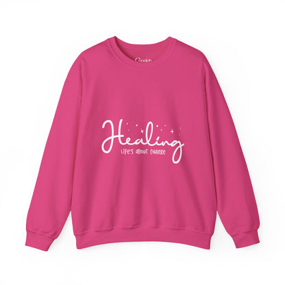 Healing Life's About Change Crewneck Sweatshirt relaxed fit view