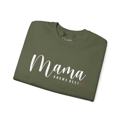Mama Knows Best Crewneck Sweatshirt birthday gift