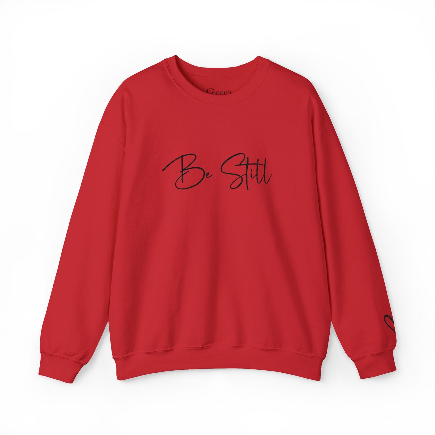 Be Still Graphic Crewneck Sweatshirt durable stitching