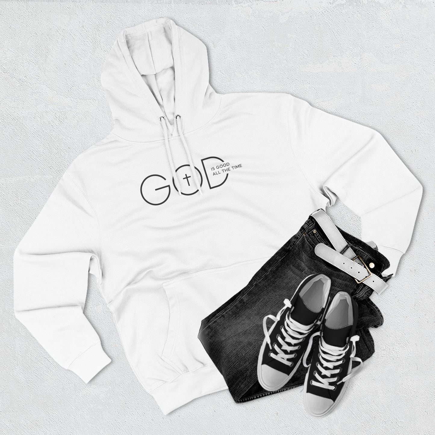 God is Good All The Time Fleece Hoodie