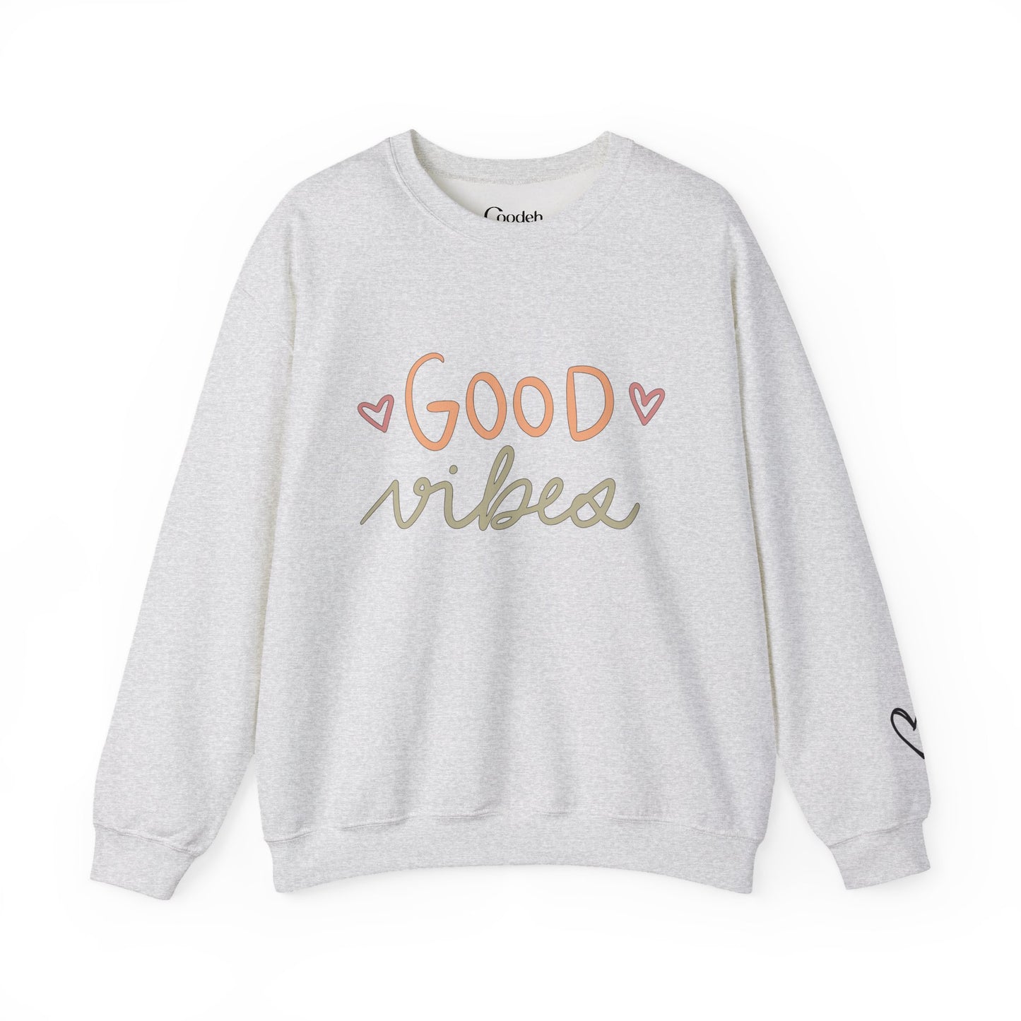 Good Vibes Crewneck Sweatshirt fabric detail