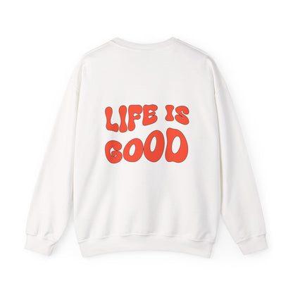 Life Is Good Crewneck Sweatshirt everyday outfit