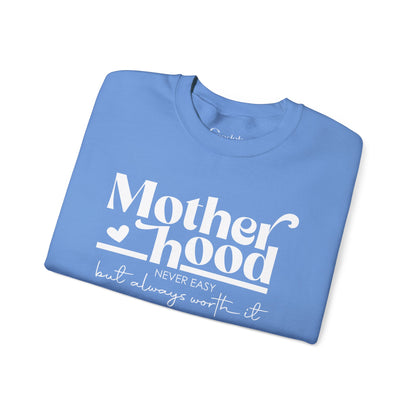 Motherhood Graphic Crewneck Sweatshirt fabric detail