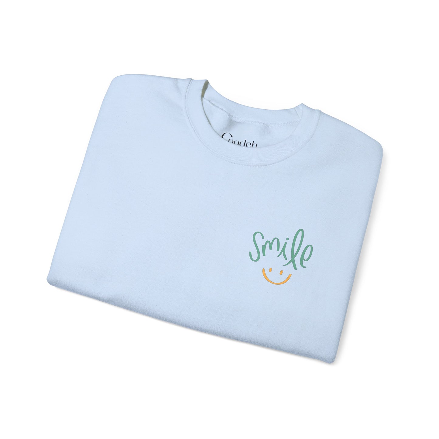Life Is Good Crewneck Sweatshirt collar detail