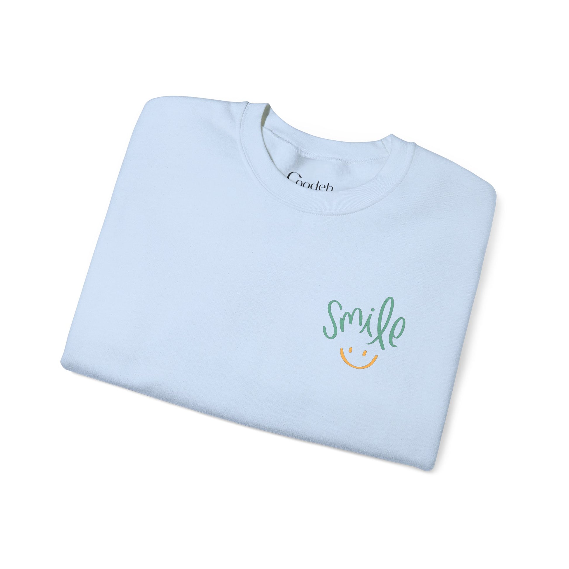 Life Is Good Crewneck Sweatshirt collar detail