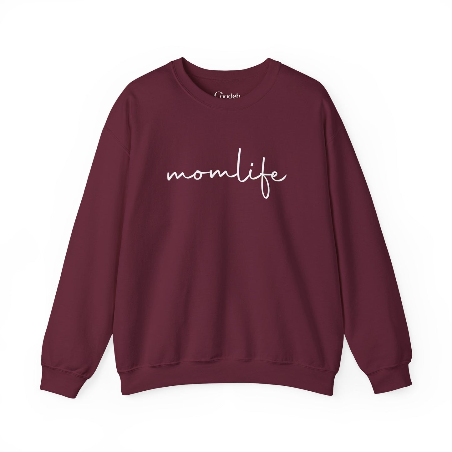 Mom Life Graphic Crewneck Sweatshirt graphic design detail