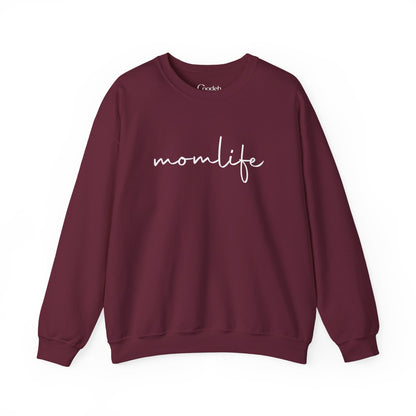 Mom Life Graphic Crewneck Sweatshirt graphic design detail